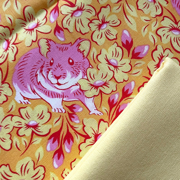 Half Metre Heaven: Tula Pink | Besties 'Chubby Cheeks' Buttercup PWTP218.BUTTERCUP with Buttercup CTO
