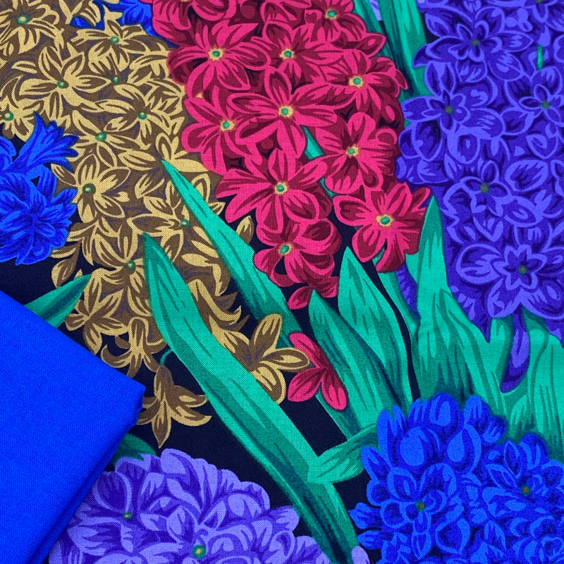 Half Metre Heaven: Kaffe Fassett Collective | August 2023 'Hyacinthus' Dark PWPJ123 with Marine