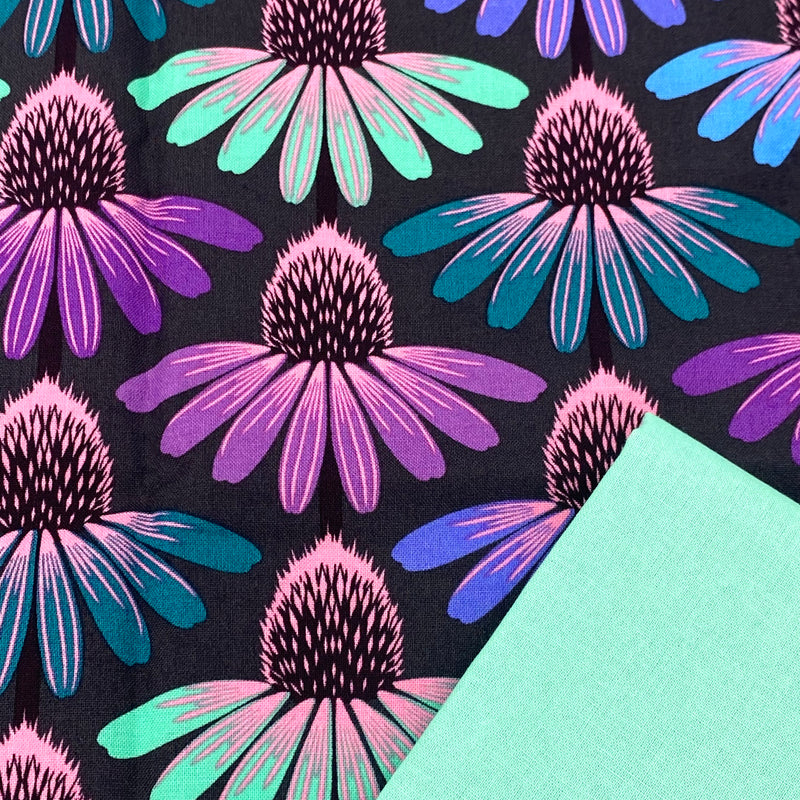 Half Metre Heaven: Anna Maria Horner Hindsight 'Echinacea Glow' Amethyst with Spearmint