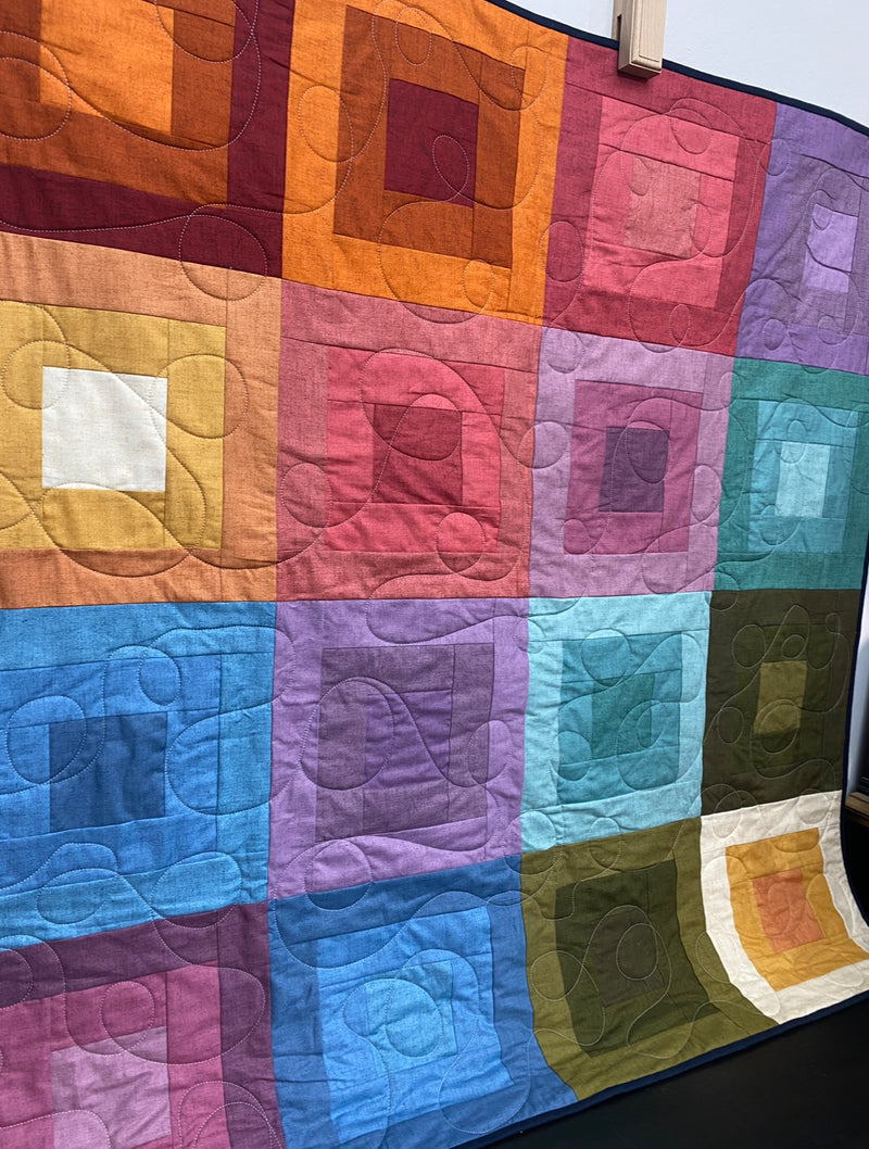 INSTRUCTIONS: 'Echo Squares' Quilt Pattern: PRINTED VERSION