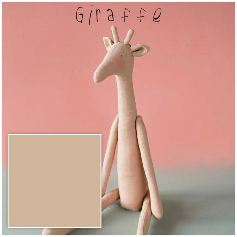 Tilda Doll Fabric (½m 140001 Biscuit) + FREE Instructions: Tilda GIRAFFE