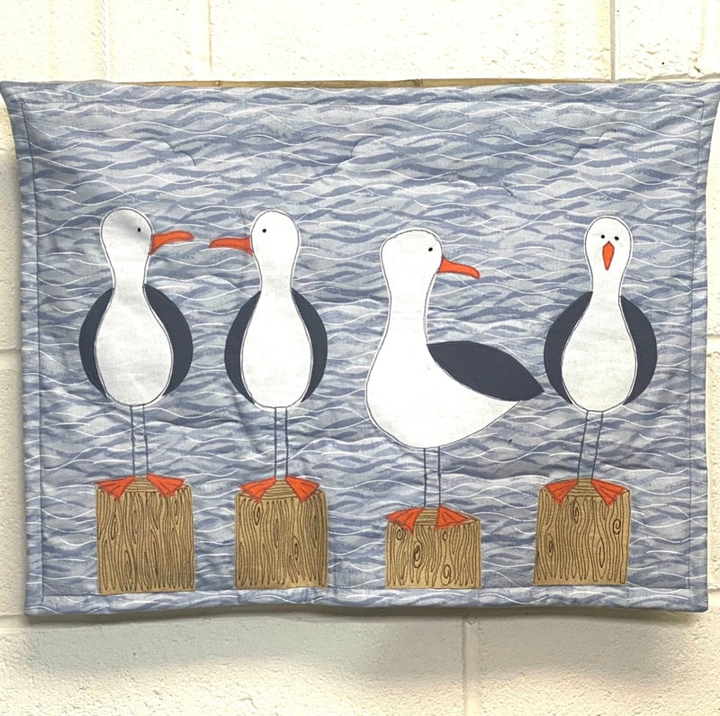 INSTRUCTIONS: Seagull Appliqué Pattern: PRINTED VERSION