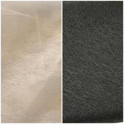 MEGA DEAL: BONDING AGENT 'Heat & Bond' Fusible Web: TWO PRECUT 1 METRE PIECES (1m ORIGINAL + 1m BLACK)