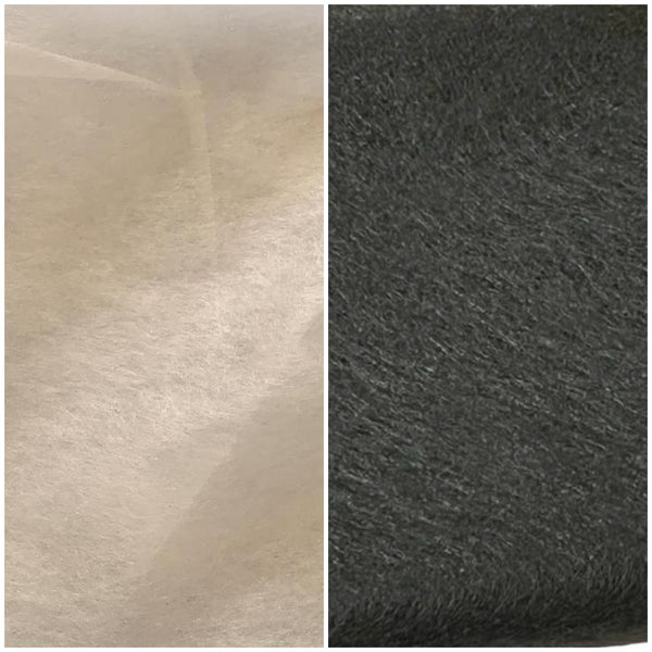 MEGA DEAL: BONDING AGENT 'Heat & Bond' Fusible Web: TWO PRECUT 1 METRE PIECES (1m ORIGINAL + 1m BLACK)