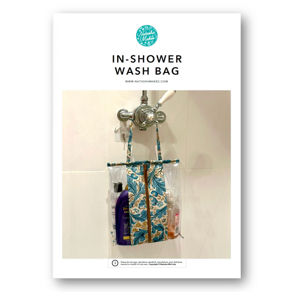 INSTRUCTIONS: In-Shower Wash Bag: PRINTED VERSION