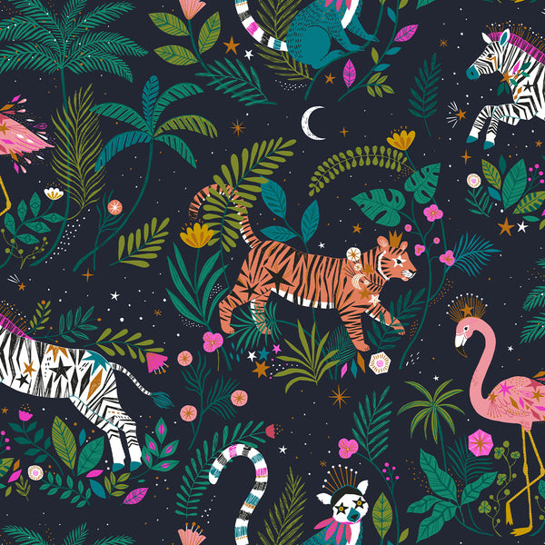 Bethan Janine for Dashwood Studio | Jungle Luxe (Metallic) 'Animals' JLUXE2235: by the 1/2m
