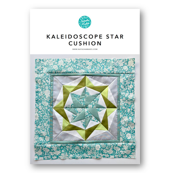 INSTRUCTIONS: Kaleidoscope Star Cushion: PRINTED VERSION