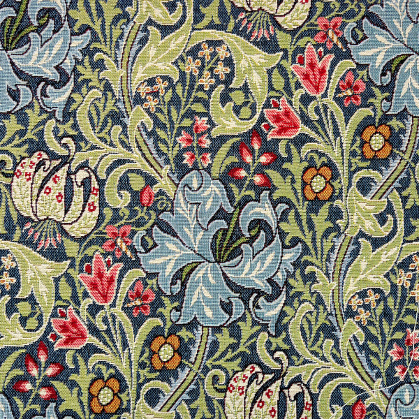 Chatham Glyn | Luxury Weight Cotton Rich Tapestry Fabric 'Golden Lily' NWW006: by the METRE