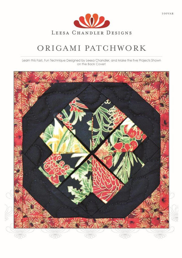 INSTRUCTIONS: Leesa Chandler Origami Patchwork Pattern Booklet: DIGITAL DOWNLOAD