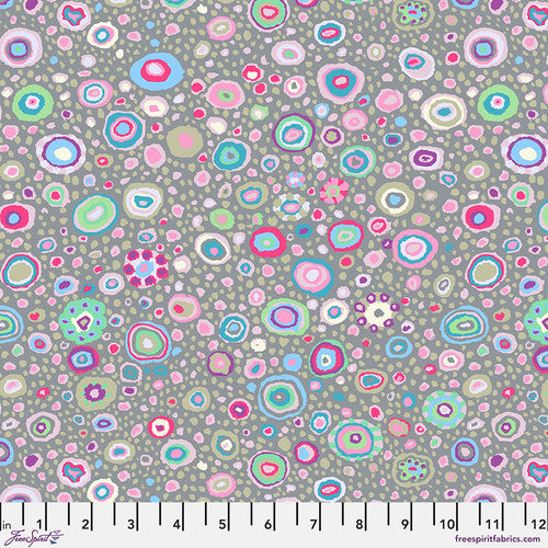 Kaffe Fassett Collective | August 2023 'Roman Glass' Grey GP001: by the 1/2m