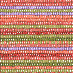 Kaffe Fassett Collective | Ltd Ed Vintage Collection 'Bead Stripe' PWGP050 JUNGLE: by the 1/2m