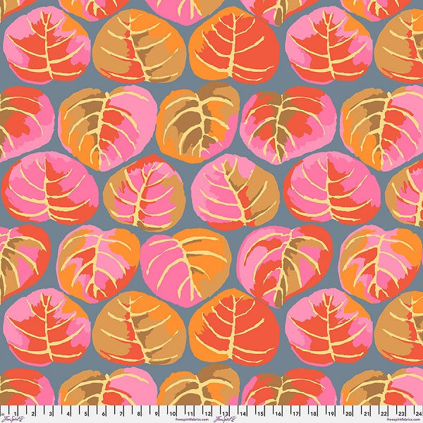 Half Metre Heaven: Kaffe Fassett Collective | February 2025 'Palm Leaves' PWGP208 Pink with Orange