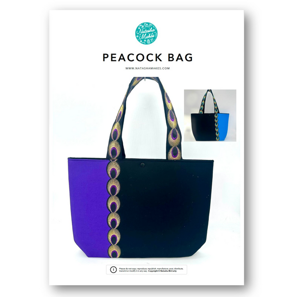 INSTRUCTIONS: Peacock Bag: PRINTED VERSION