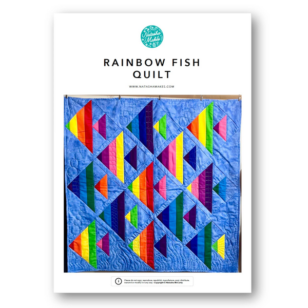 INSTRUCTIONS: Rainbow Fish Quilt: PRINTED VERSION