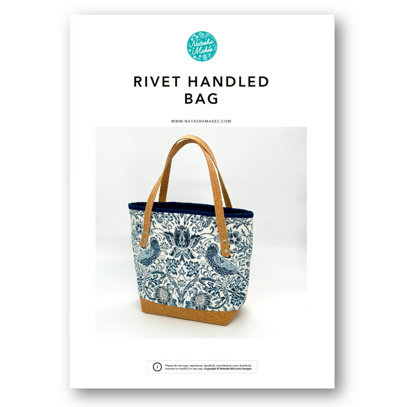 INSTRUCTIONS: Rivet Handled Bag: PRINTED VERSION