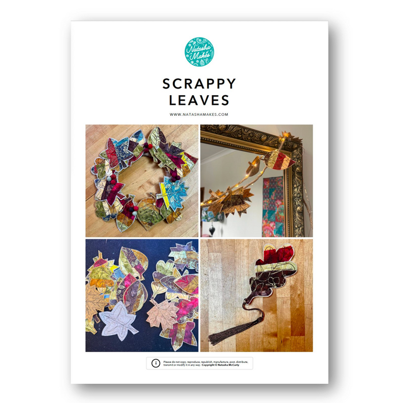 INSTRUCTIONS: Scrappy Leaves: PRINTED VERSION