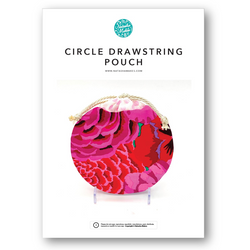 INSTRUCTIONS: Circle Drawstring Pouch: PRINTED VERSION