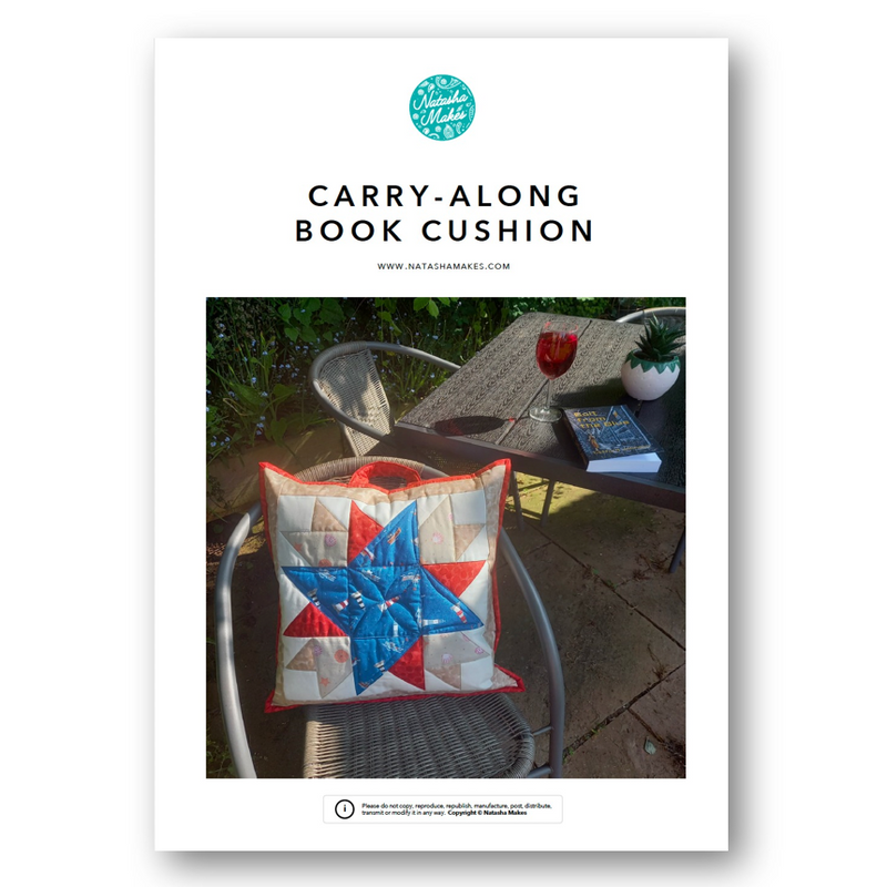 INSTRUCTIONS: Carry-Along Book Cushion Pattern: PRINTED VERSION