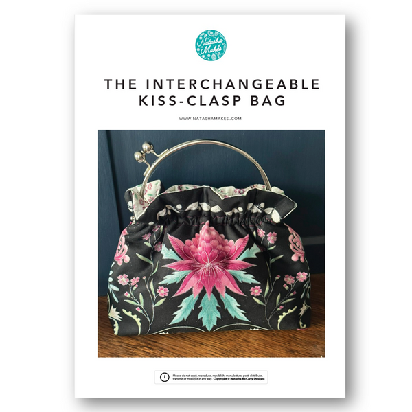 INSTRUCTIONS: The Interchangeable Kiss Clasp Bag: PRINTED VERSION