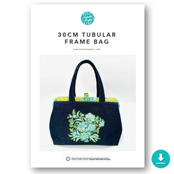 INSTRUCTIONS: 30cm Tubular Frame Bag: DIGITAL DOWNLOAD