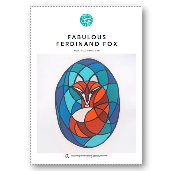 INSTRUCTIONS: Fabulous Ferdinand Fox Pattern: PRINTED VERSION