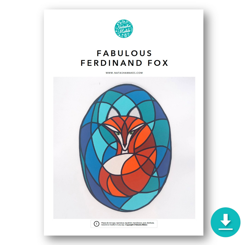INSTRUCTIONS: Fabulous Ferdinand Fox Pattern: DIGITAL DOWNLOAD
