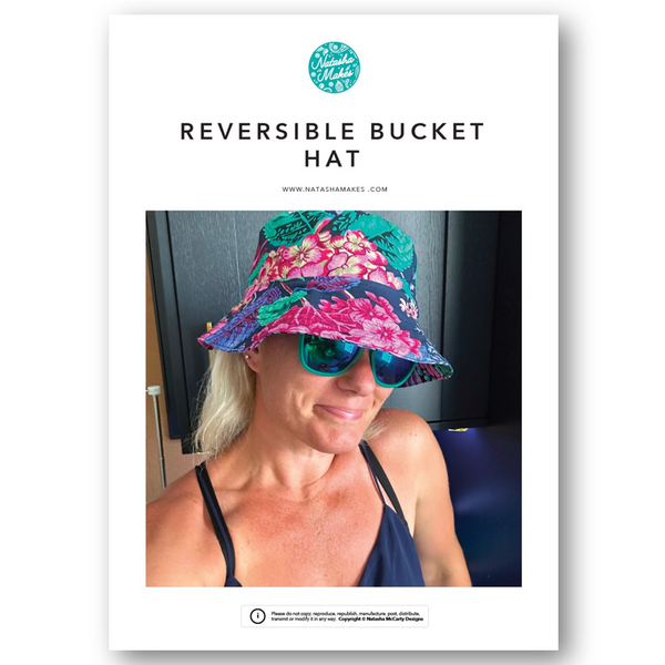 INSTRUCTIONS: Reversible Bucket Hat: PRINTED VERSION