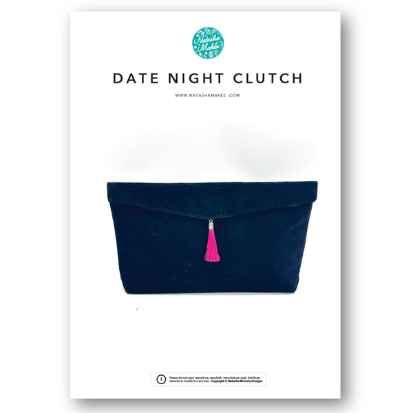 INSTRUCTIONS: Date Night Clutch: PRINTED VERSION