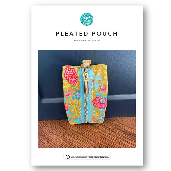 INSTRUCTIONS: Pleated Pouch: PRINTED VERSION