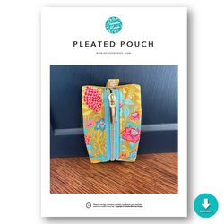 INSTRUCTIONS: Pleated Pouch: DIGITAL DOWNLOAD