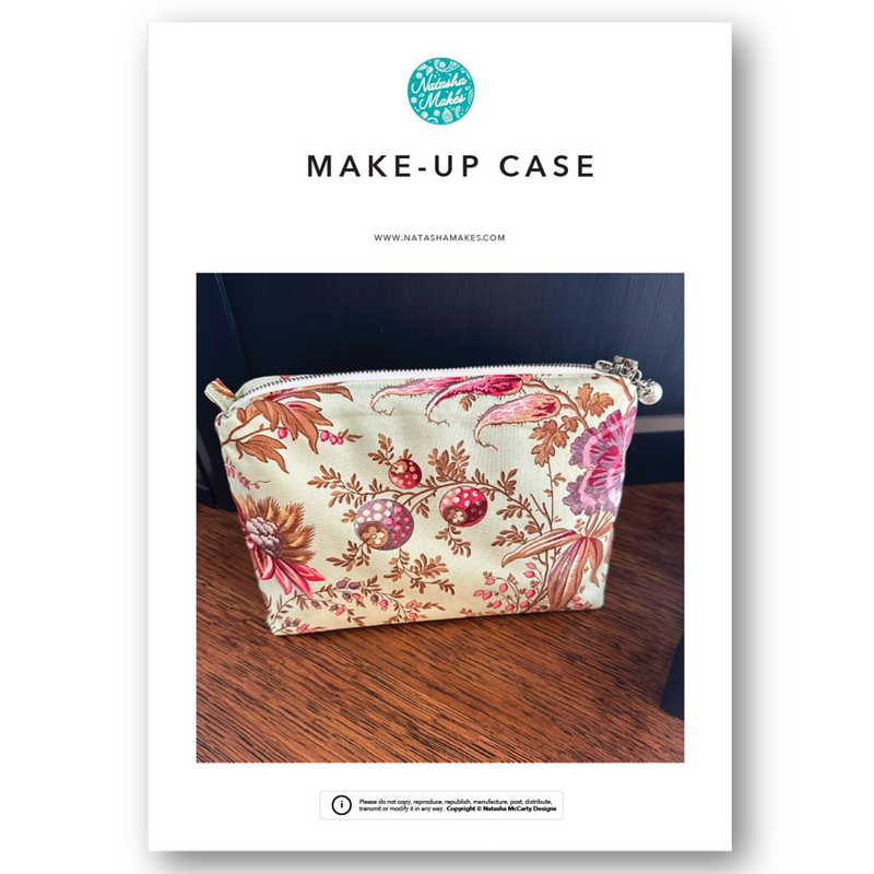 INSTRUCTIONS: Make-Up Case: PRINTED VERSION