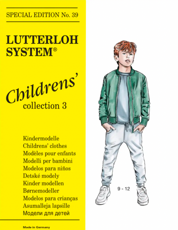 Lutterloh Sewing Pattern Supplement Children’s Collection 3 Special Edition No. 39