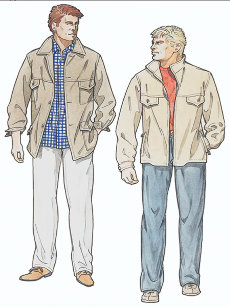 Lutterloh Sewing Pattern Supplement Mens' Collection 2 Special Edition No. 37
