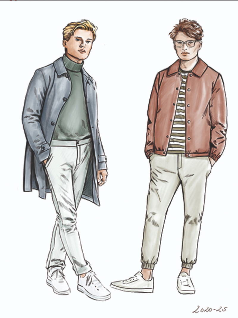 Lutterloh Sewing Pattern Supplement Mens' Collection 2 Special Edition No. 37