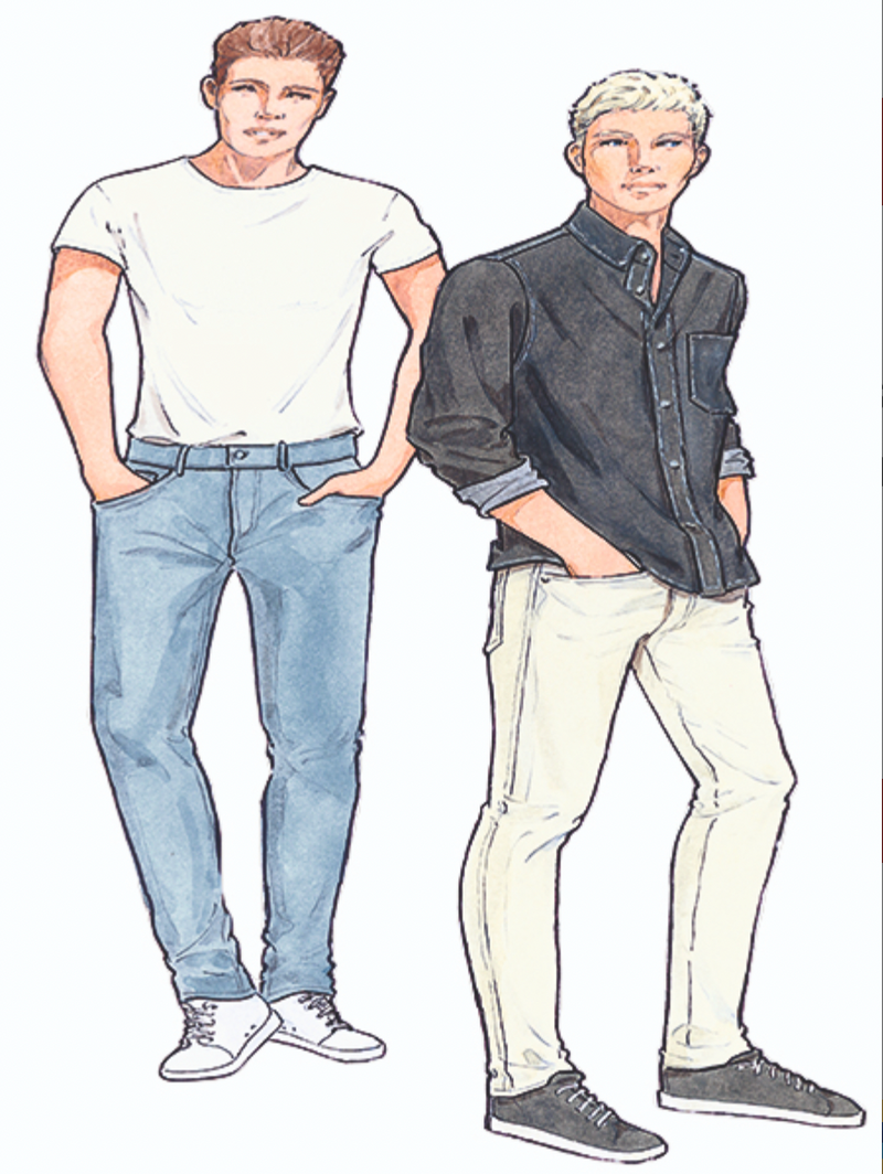 Lutterloh Sewing Pattern Supplement Mens' Collection 2 Special Edition No. 37