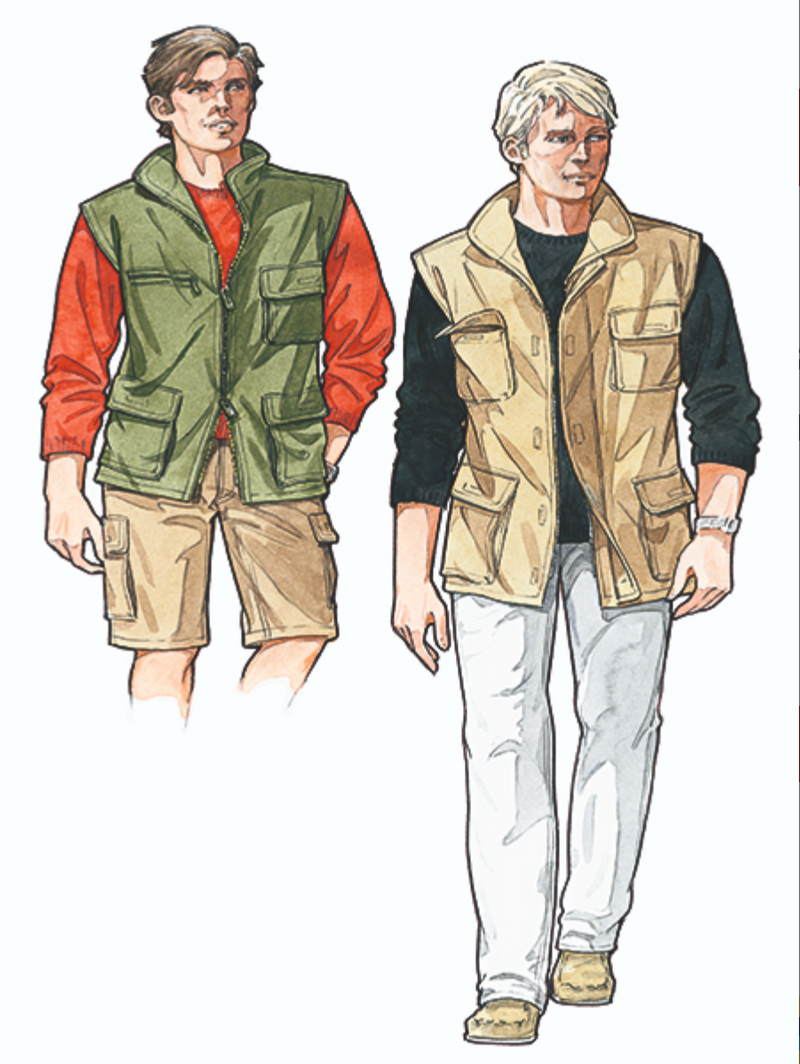 Lutterloh Sewing Pattern Supplement Mens' Collection 2 Special Edition No. 37