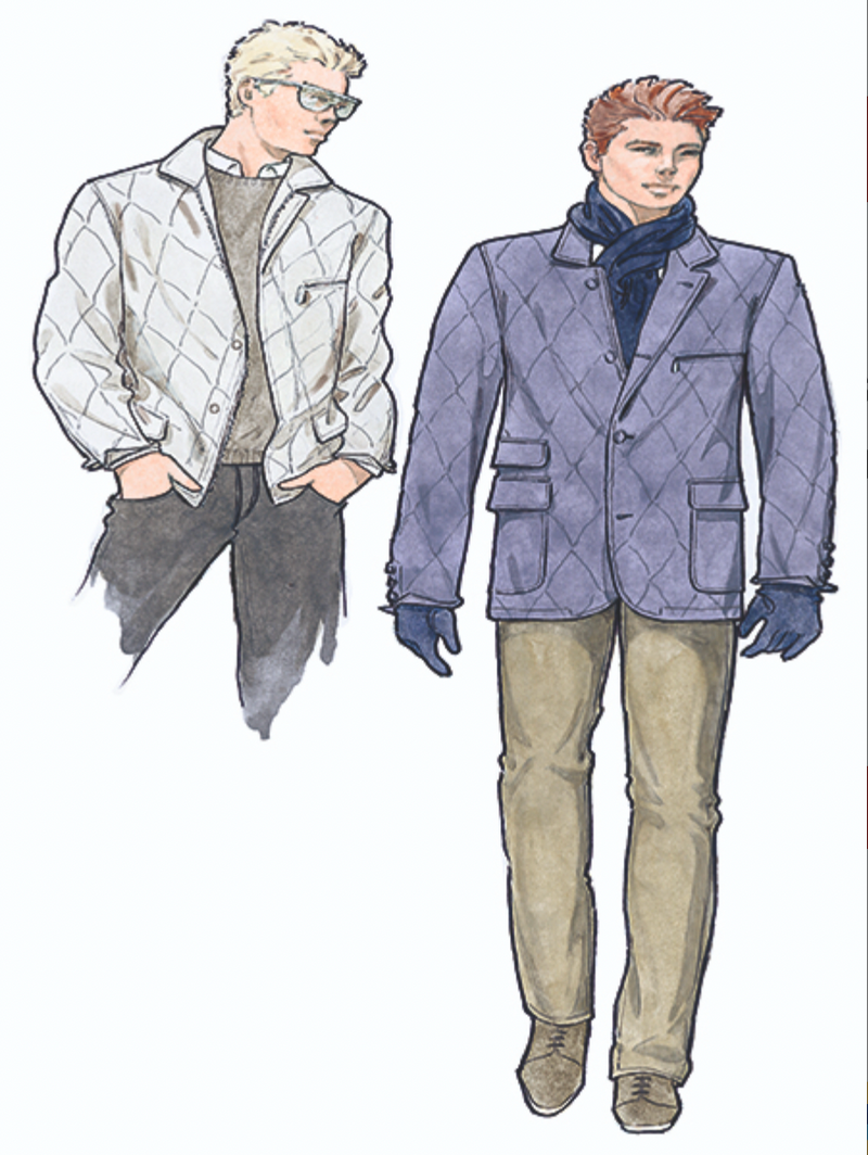 Lutterloh Sewing Pattern Supplement Mens' Collection 2 Special Edition No. 37