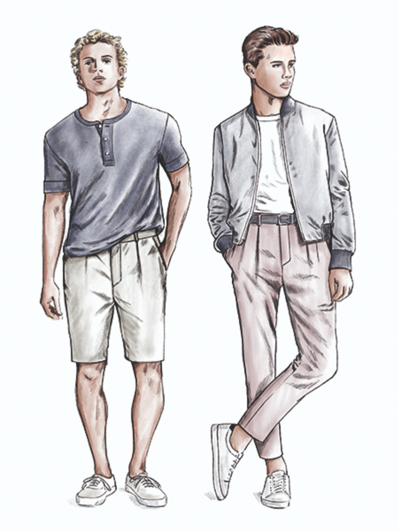 Lutterloh Sewing Pattern Supplement Mens' Collection 2 Special Edition No. 37