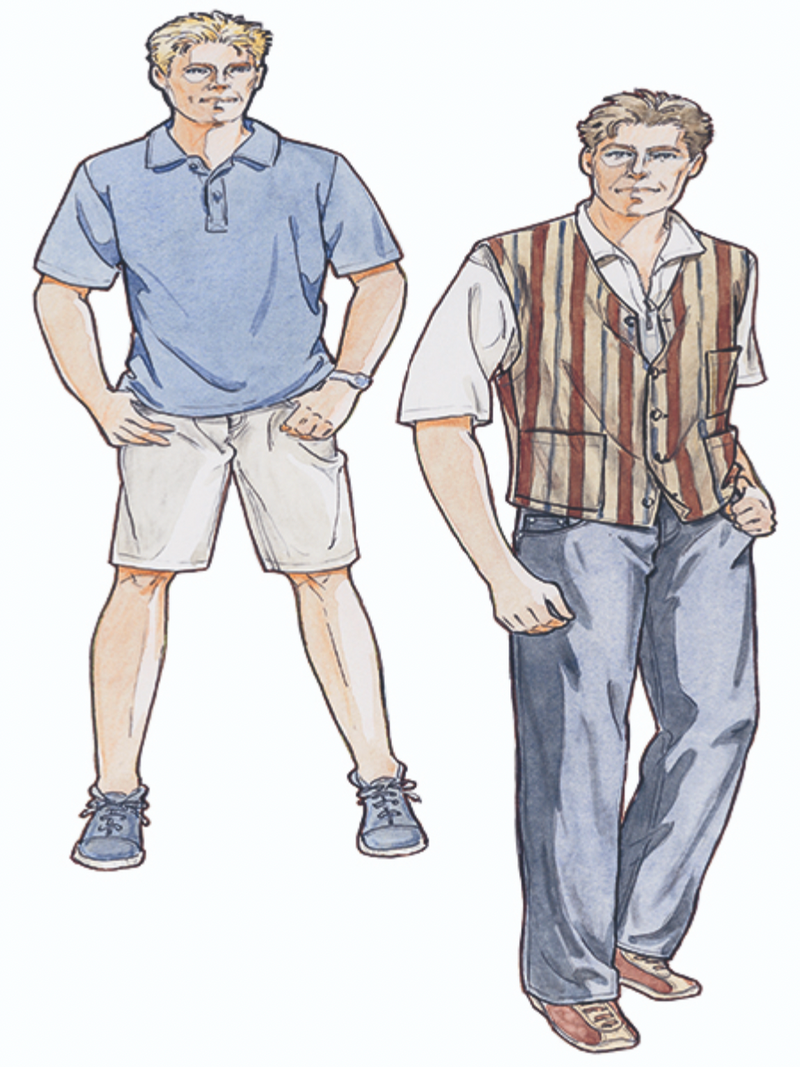 Lutterloh Sewing Pattern Supplement Mens' Collection 2 Special Edition No. 37