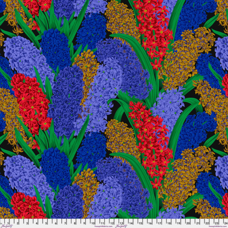 Kaffe Fassett Collective | August 2023 'Hyacinthus' Dark PWPJ123: by the 1/2m