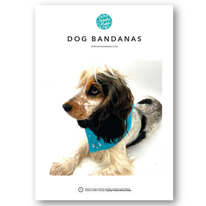 INSTRUCTIONS: Dog Bandanas: PRINTED VERSION