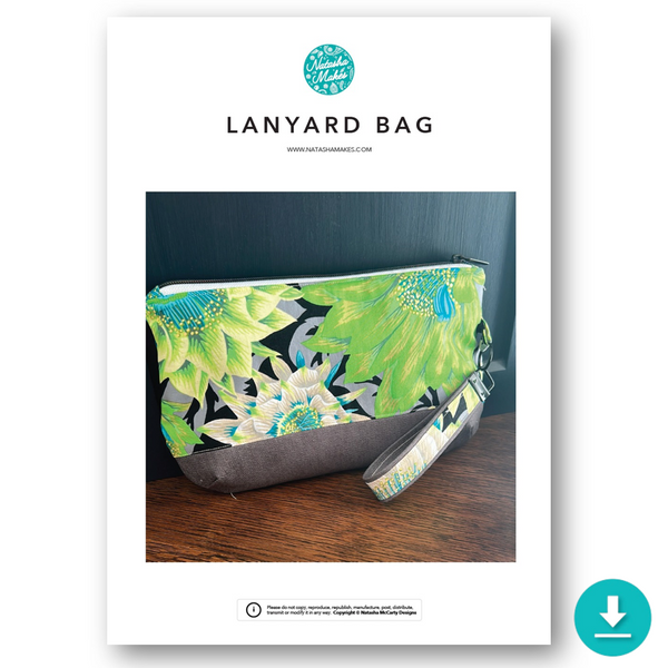 INSTRUCTIONS: Lanyard Bag: DIGITAL DOWNLOAD