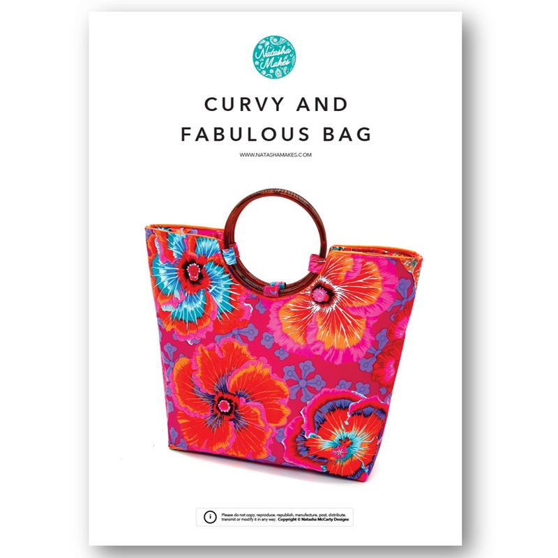 INSTRUCTIONS: The Curvy and Fabulous Bag: PRINTED VERSION