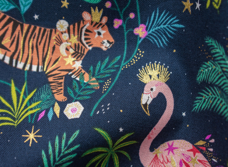 Bethan Janine for Dashwood Studio | Jungle Luxe (Metallic) 'Animals' JLUXE2235: by the 1/2m