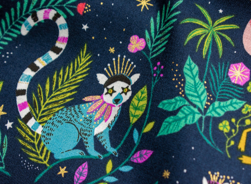 Bethan Janine for Dashwood Studio | Jungle Luxe (Metallic) 'Animals' JLUXE2235: by the 1/2m