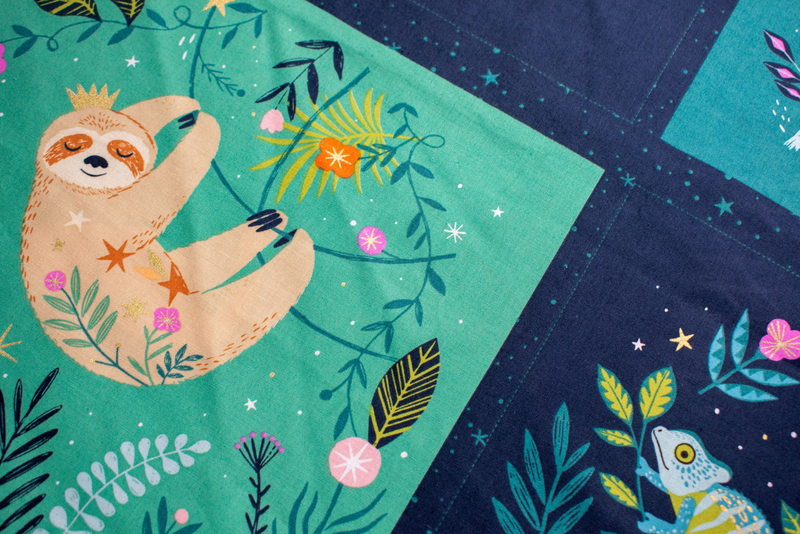 Bethan Janine for Dashwood Studio | Jungle Luxe (Metallic) 'Jungle Blocks' JLUXE2238: 60cm Panel