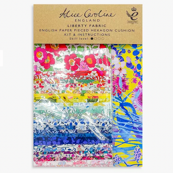 KIT: Liberty | Alice Caroline Tana Lawn 'EPP Hexagon' Cushion Kit: Option B