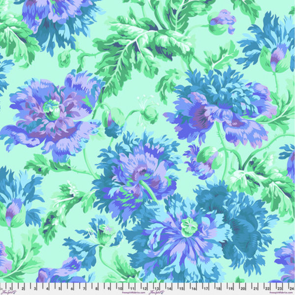 Kaffe Fassett Collective | February 2024 'Garden Party' Celadon PWPJ020: by the 1/2m