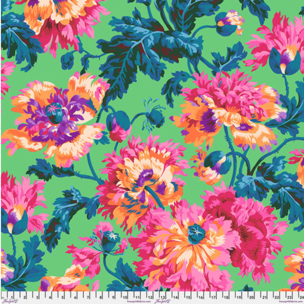 Kaffe Fassett Collective | February 2024 'Garden Party' Pink PWPJ020: by the 1/2m