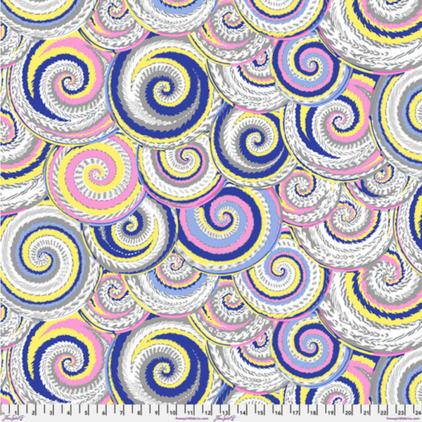 Kaffe Fassett Collective | February 2024 'Curly Baskets' Contrast PWPJ066: by the 1/2m